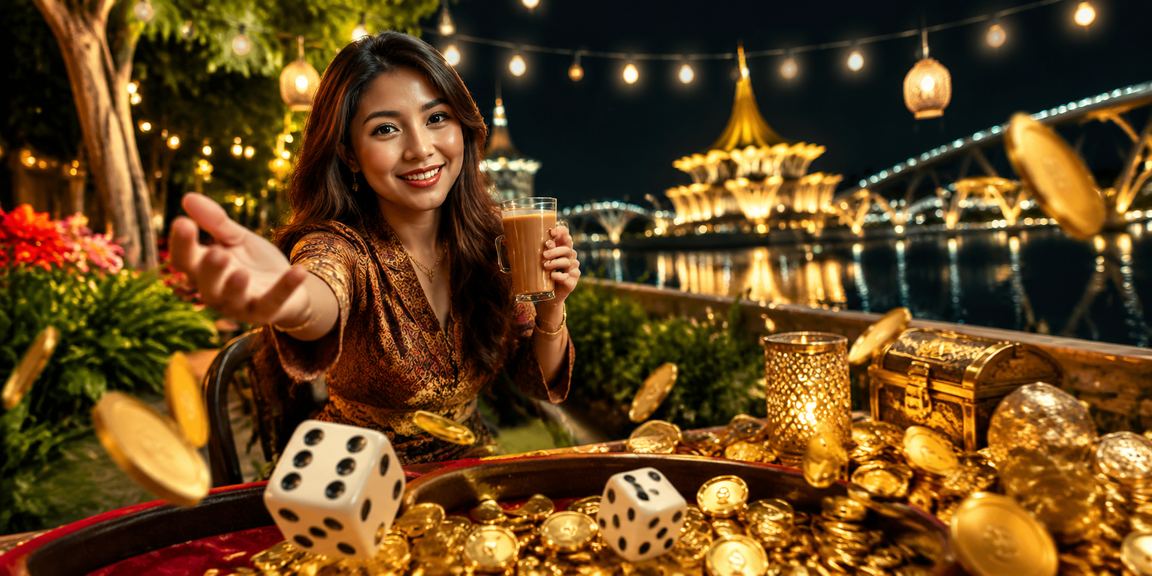 Permainan dadu kasino gaya Melayu di Kuching untuk pengguna infinity8